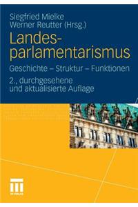 Landesparlamentarismus: Geschichte - Struktur - Funktionen