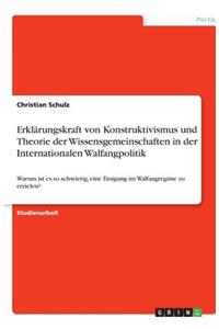 Erklärungskraft von Konstruktivismus und Theorie der Wissensgemeinschaften in der Internationalen Walfangpolitik