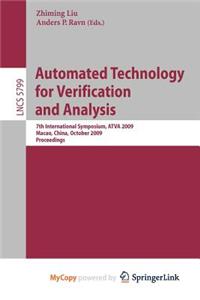 Automated Technology for Verification and Analysis