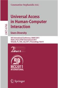 Universal Access in Human-Computer Interaction. Users Diversity