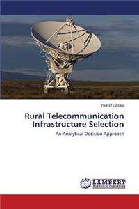 Rural Telecommunication Infrastructure Selection