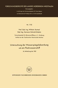 Untersuchung der Wasserspiegelabsenkung um ein Flachwasserschiff