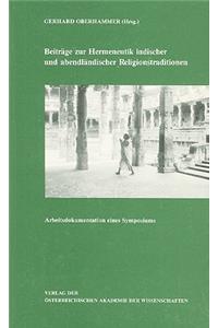 Beitrage Zur Hermeneutik Indischer Und Abendlandischer Religionstraditionen