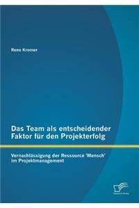 Team als entscheidender Faktor für den Projekterfolg