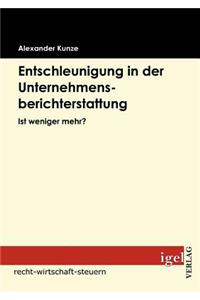 Entschleunigung in der Unternehmensberichterstattung