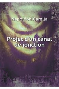 Projet d'un canal de jonction