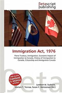 Immigration ACT, 1976