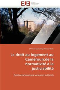 Droit Au Logement Au Cameroun