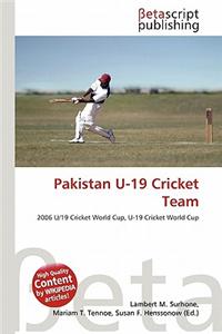 Pakistan U-19 Cricket Team