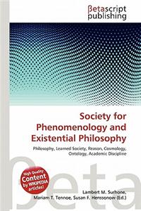 Society for Phenomenology and Existential Philosophy
