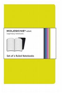 Moleskine Volant Notebook Ruled Green Xsmall