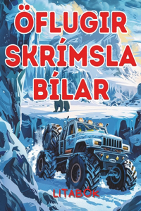 Öflugur Skrímslabílar litabók