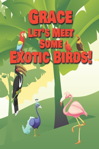 Grace Let's Meet Some Exotic Birds!