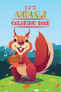 Cute Animals Coloring Book