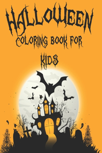 Halloween coloring book for kids