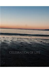 celebration of life scenic remembrance Journal