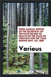 THIRD ANNUAL REPORT OF THE SECRETARY OF