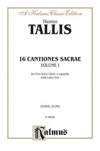 Tallis 16 Cantiones Sacrae I V
