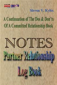 Notes Partners Relationship Log Book