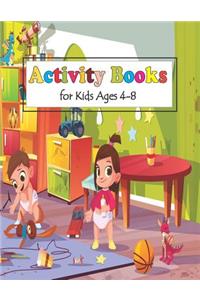 Activity Books for Kids Ages 4-8