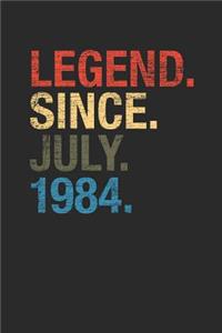 Legend Since July 1984