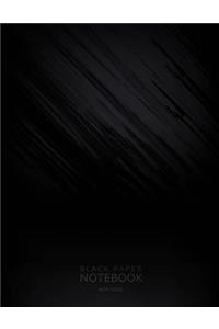 Black Paper Notebook Dot Grid