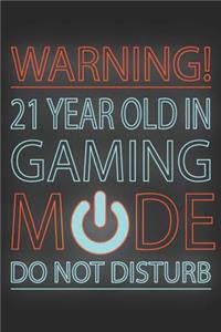 21 Year Old In Gaming Mode