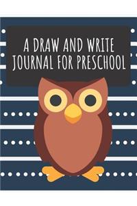 A Draw And Write Journal For Preschool