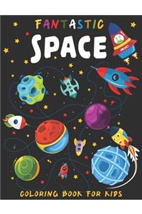 Fantastic Space coloring boook for kids