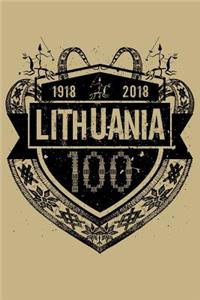 Lithuania 100 1918 - 2018