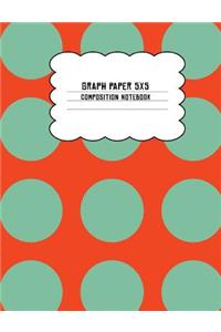 Graph Paper 5x5 Composition Notebook