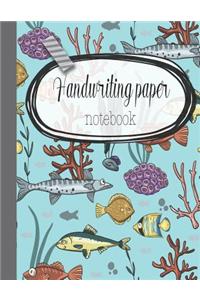 Handwriting paper notebook