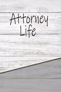 Attorney Life: Personalized Journal, Notebook Lined Pages 120 Pages 6x9