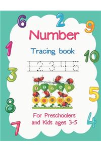 Number Tracing book 12345 For Preschoolers and Kids ages 3-5
