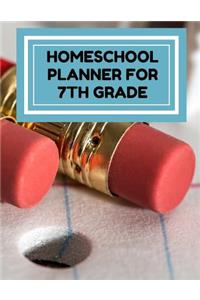 Homeschool Planner for 7th Grade