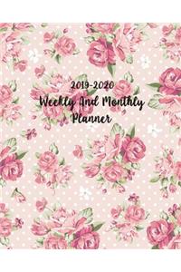 2019-2020 Weekly and Monthly Planner