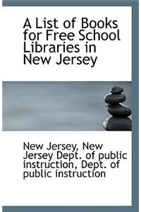 A List of Books for Free School Libraries in New Jersey