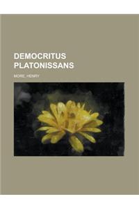 Democritus Platonissans