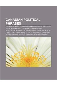 Canadian Political Phrases