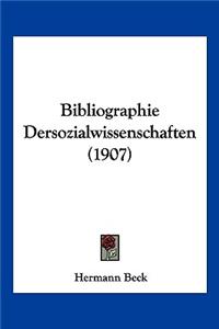 Bibliographie Dersozialwissenschaften (1907)