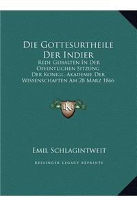 Die Gottesurtheile Der Indier