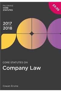 Core Statutes on Company Law 2017-18