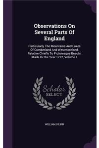 Observations On Several Parts Of England