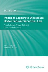 Informal Corporate Disclosure Under Federal Securities Law