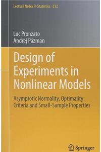 Design of Experiments in Nonlinear Models