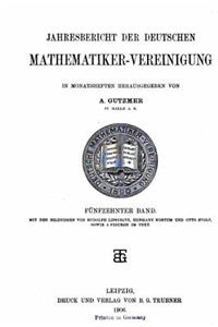 Jahresbericht Der Deutschen Mathematiker-Vereinigung