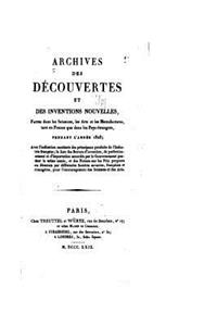 Archives des Découvertes et des Inventions Nouvelles