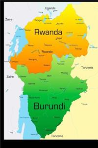 Map of Rwanda and Burundi Journal