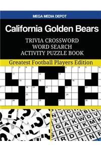 California Golden Bears Trivia Crossword Word Search Activity Puzzle Book