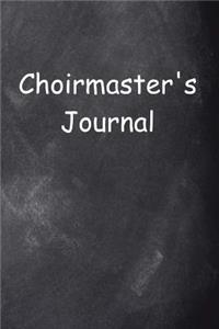 Choirmaster's Journal Chalkboard Design